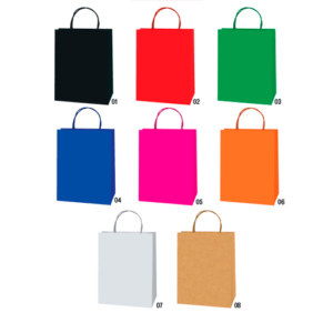 SACOLAS P/ PRESENTE  PAPEL Cores - URIARTE EMBALAGENS