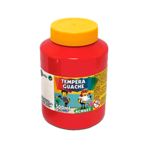 TEMPERA GUACHE 02050 500 ML 507 VERMELHO FOGO