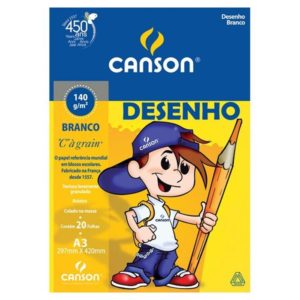 BLOCO ESCOLAR DESENHO A3 20FLS 140GRS BRANCO MC R.66667071