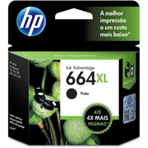 Cartucho Hp 664XL Preto F6V31AB - Hp