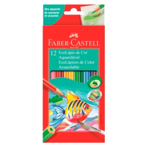 Lapis De Cor Aquarelavel 12 Cores 120212G - Faber