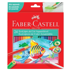 LAPIS DE COR AQUARELAVEL 24 CORES R.120224G