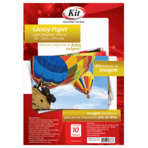Papel Glossy Paper JA-100 - Kit