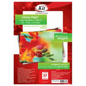 Papel Glossy Paper JA-103 - Kit