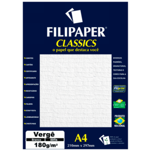 Papel Verge Branco 977 - Filipaper