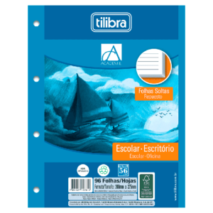 Folha Fichario Branco 96fls 15781-3 - Tilibra - Tilibra