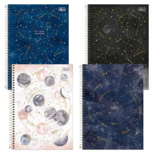 Caderno Universitario Capa Dura Espiral 1x1 Magic 80fls 294365 - Tilibra (Capas Sortidas)