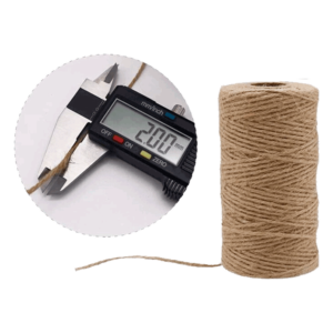 Fio De Juta 2mm Rolo 50mts Natural JC-2 - Kit