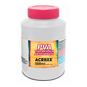 Tinta Pva Fosca Artesanato 500ml 03250 (escolha a sua cor) - Acrilex
