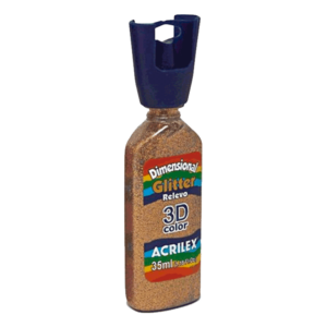 Tinta Relevo Dimensional 3D Glitter 35ml 12212 (escolha a sua cor) - Acrilex