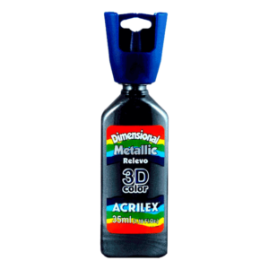 Tinta Relevo Dimensional 3D Metallic 35ml 12312 (escolha a sua cor) - Acrilex
