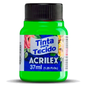Tinta Tecido Fluorescente 37ml 04040 (escolha a sua cor) - Acrilex
