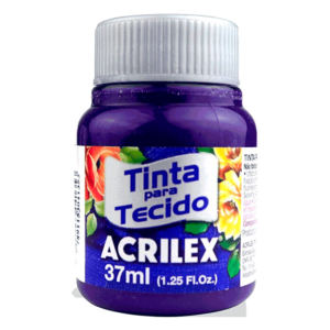 Tinta Tecido Metalica 37ml 04340 (escolha a sua cor) - Acrilex