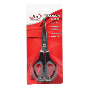 Tesouras Multiuso 17cm 2021 - Kit