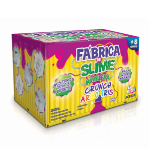 Brinquedo Fabrica Kimeleca Arco Iris Base Branca