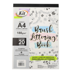 Bloco Livro Lettering A4 180g 20fls