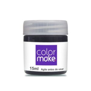 Tinta Maquiagem Liquida 15ML Preto
