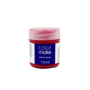 Tinta Maquiagem Liquida 15ML Vermelho
