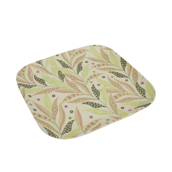 PRATO FOLHAS 23.8X23.8X1.7CM R.P205