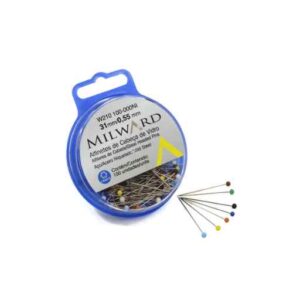Alfinetes Cabeca Vidro Colorido - Linhas Corrente Ltda