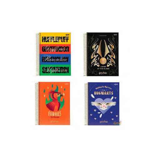 Caderno Universitário Capa Dura 1x1 Harry Potter R.63599 - Jandaia