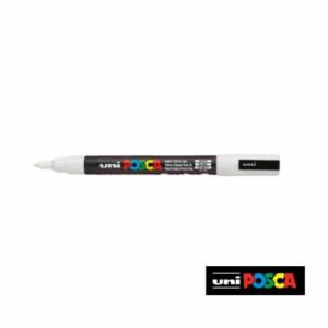 MARCADOR POSCA FINE LINE PC-3M R.45.7388 BRANCO
