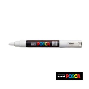 MARCADOR POSCA BULLET SHAPET PC-1M R.43.1280 BRANCO