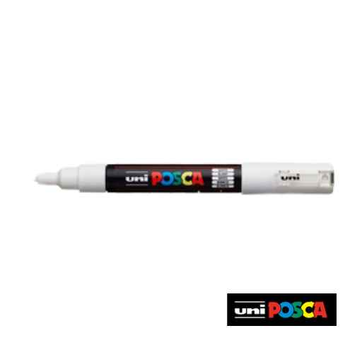 MARCADOR POSCA BULLET SHAPET PC-1M R.43.1280 BRANCO