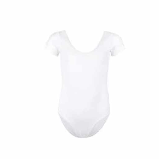 COLLANT MANGA CURTA DECOTE  TAM .12  00106 BRANCO