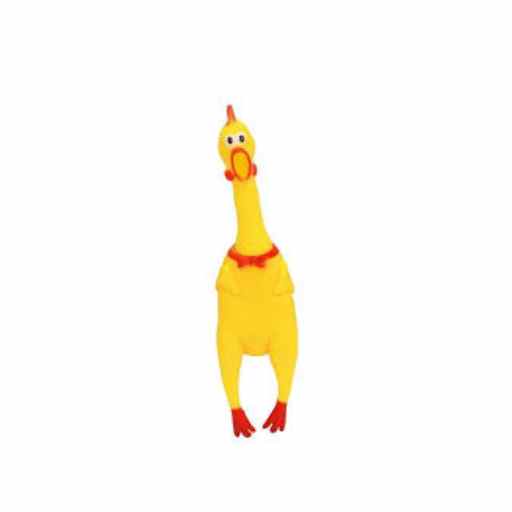 BRINQUEDO PET VINIL FRANGO 30CM R.YS001 PETS