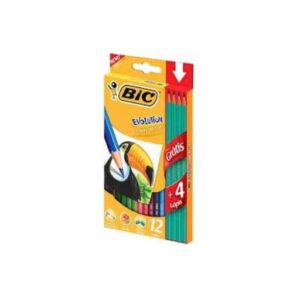 LAPIS DE COR BIC 12 CORES+4 LAPIS