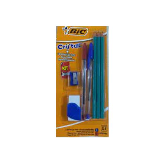 CANETA BIC CRISTAL DURA  ESCOLAR C/7 BLISTER R.904069
